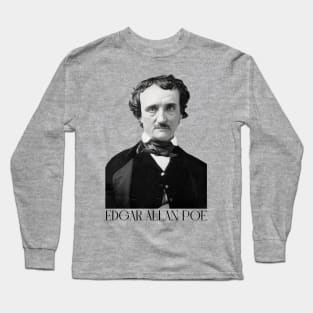 edgar allan poe portrait Long Sleeve T-Shirt